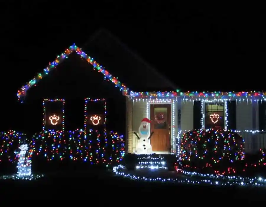 EV YILBAŞI IŞIK SÜSLEME