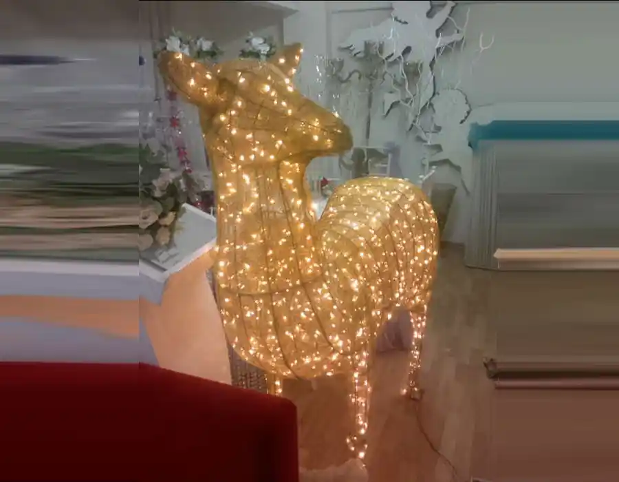 LED Işıklı Yılbaşı Geyiği