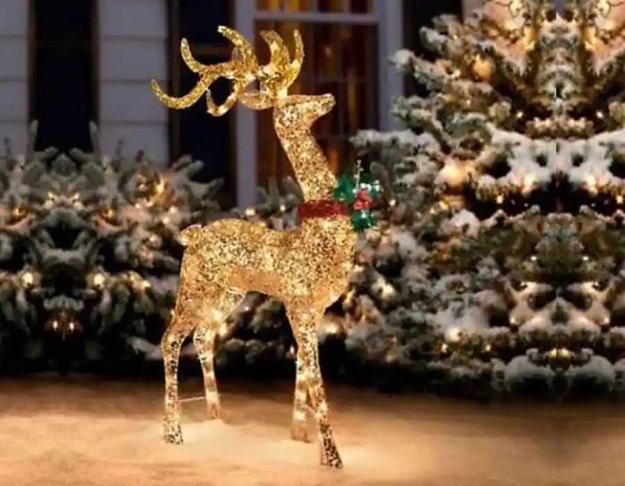 Özel Tasarım Işıklı Geyik Tasarım