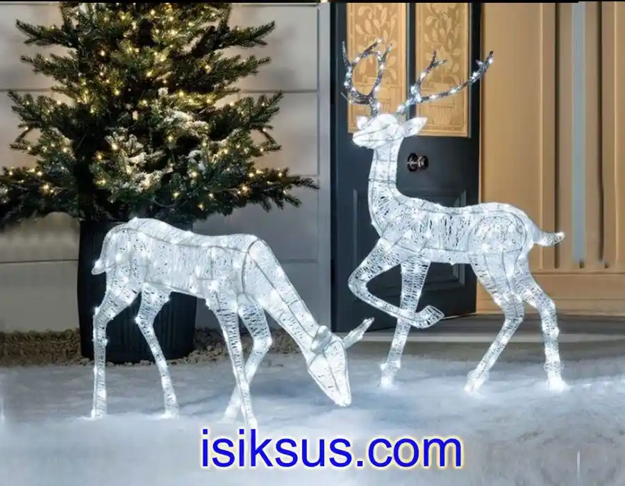 LED Işıklı Geyik Üretimi