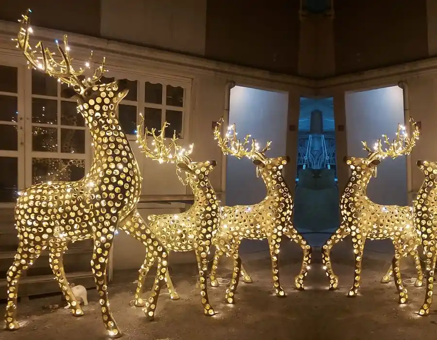 LED Işıklı Yılbaşı Geyikleri