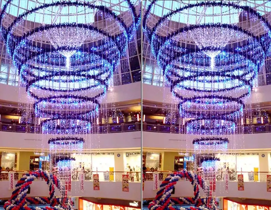 ışıklı çam ağacı