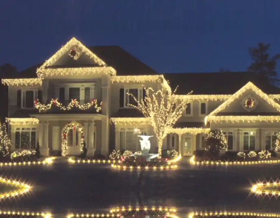 VİLLA YILBAŞI IŞIK SÜSLEMESİ,