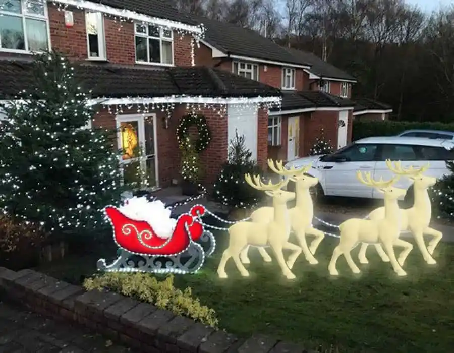 Villa Yılbaşı Işıklandırma Süsleme