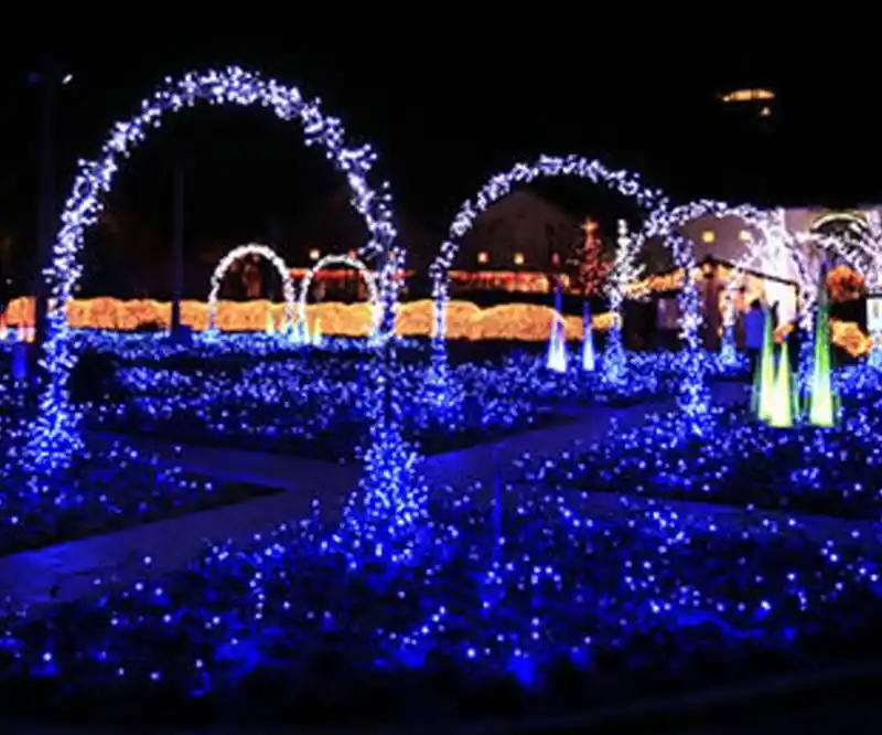 Villa Girişi Yılbaşı Işıklandırma