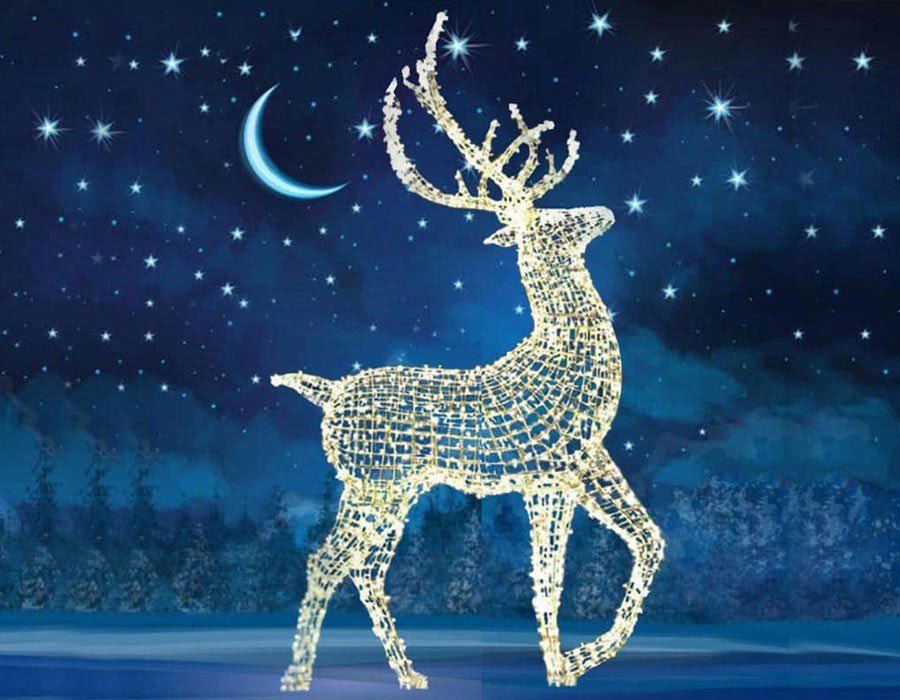 Işıklı Tel Geyik Tasarım