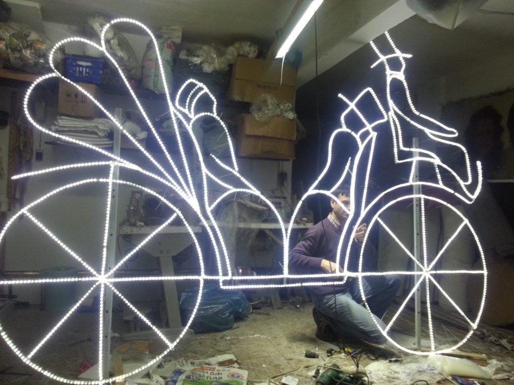 IŞIKLI FAYTON İMALATI, LED HORTUM IŞIKLI DEKORATİF FAYTON İMALAT VE SÜSLEME