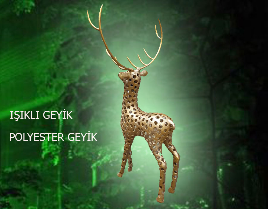 LED Işıklı Yılbaşı Geyik Modeli