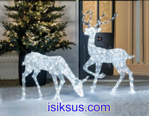 LED Işıklı Geyik Üretimi