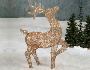 LED Işıklı Tel Geyik