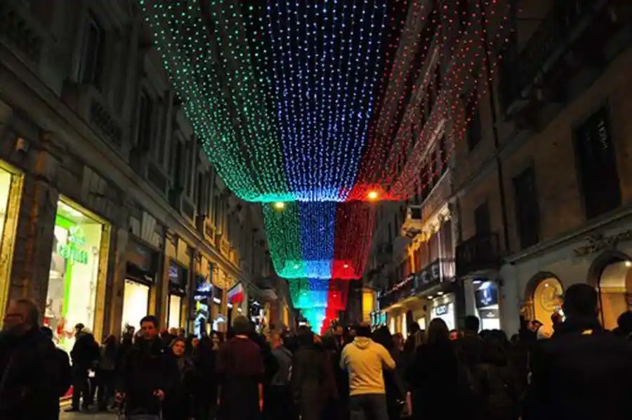 Cadde ışık süsleme Cadde ışık süsleme