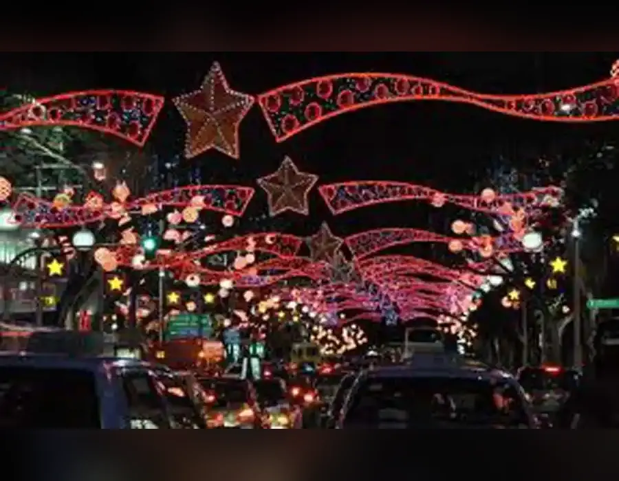 Cadde ışık süsleme Cadde ışık süsleme
