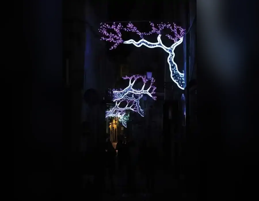 Cadde ışık süsleme Cadde ışık süsleme