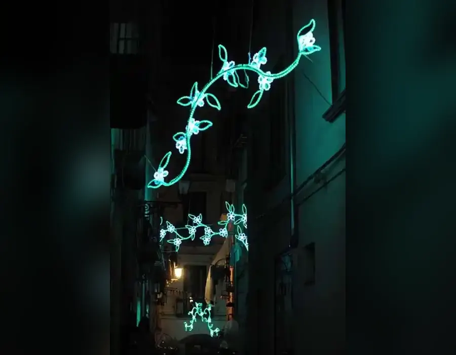Cadde ışık süsleme Cadde ışık süsleme