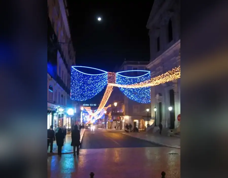 Cadde ışık süsleme Cadde ışık süsleme