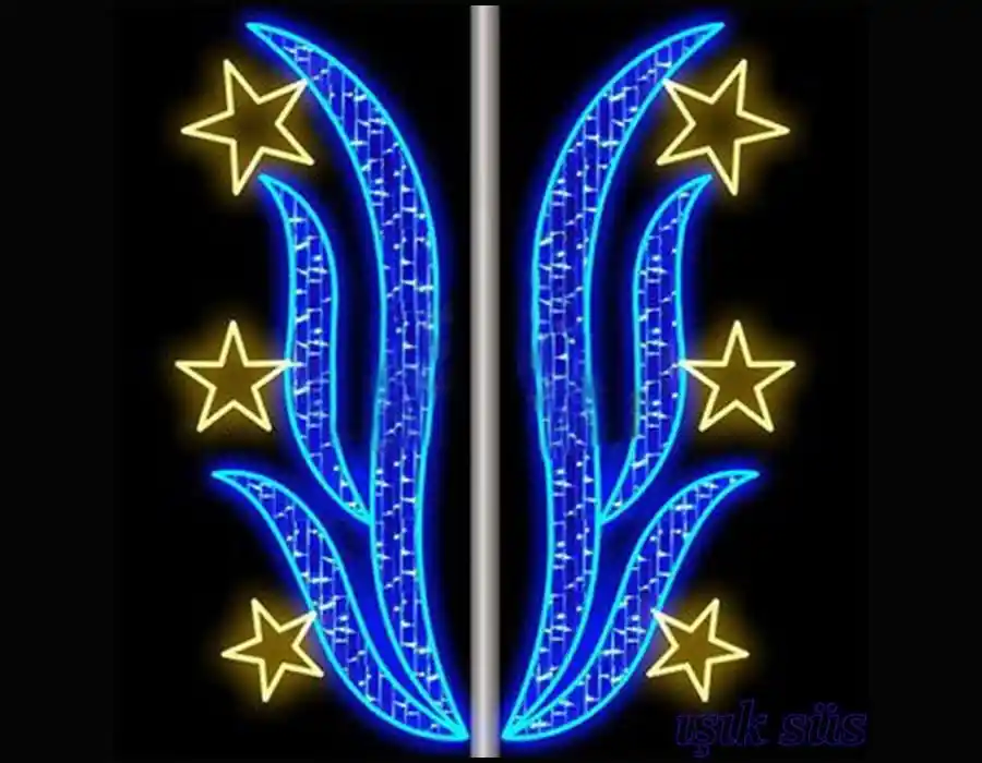 DİREK MOTİF SÜSLEMESİ, DİREK IŞIK MOTİF SÜSLEMESİ,