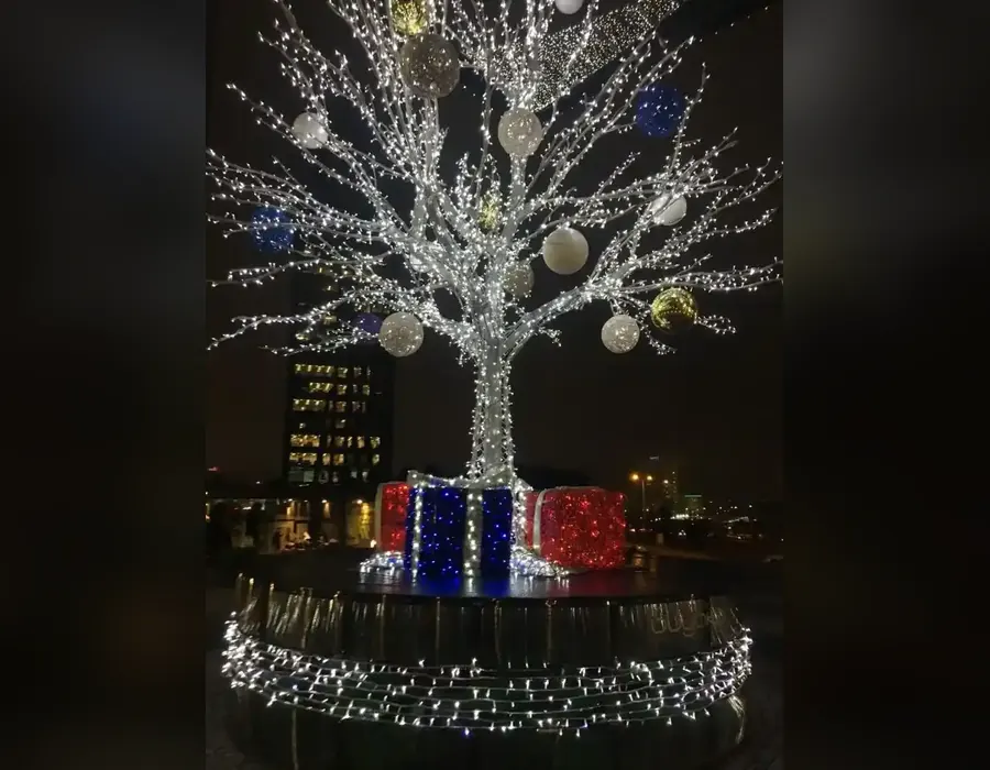 Işıklı ağaç dekor imalatı