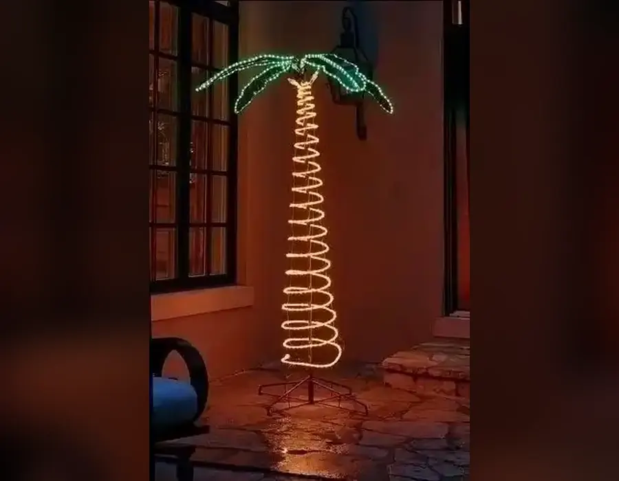Işıklı ağaç dekor imalatı