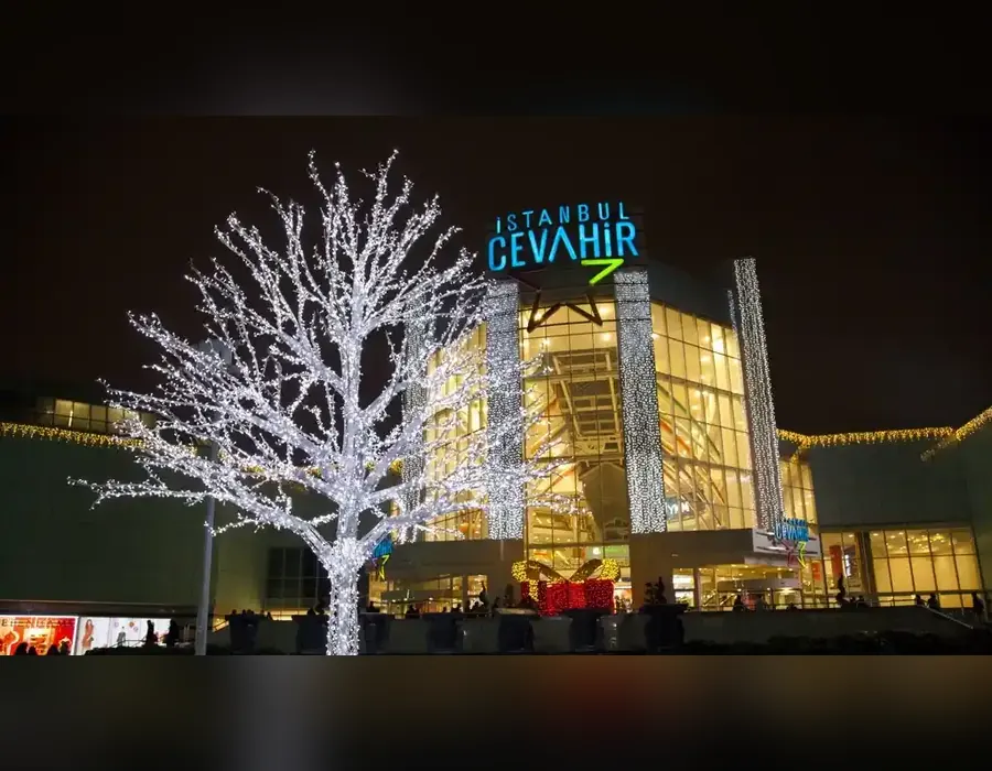 Işıklı devasa ağaç dekor imalatı