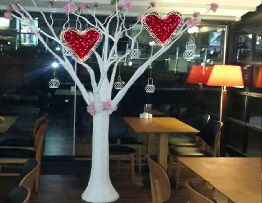 İç Mekan Sevgililer Günü Işık Süsleme