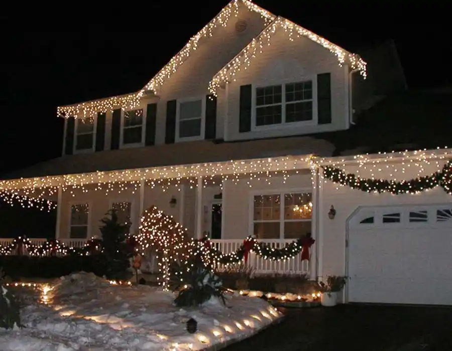 Yılbaşı Ev Işık Süsleme